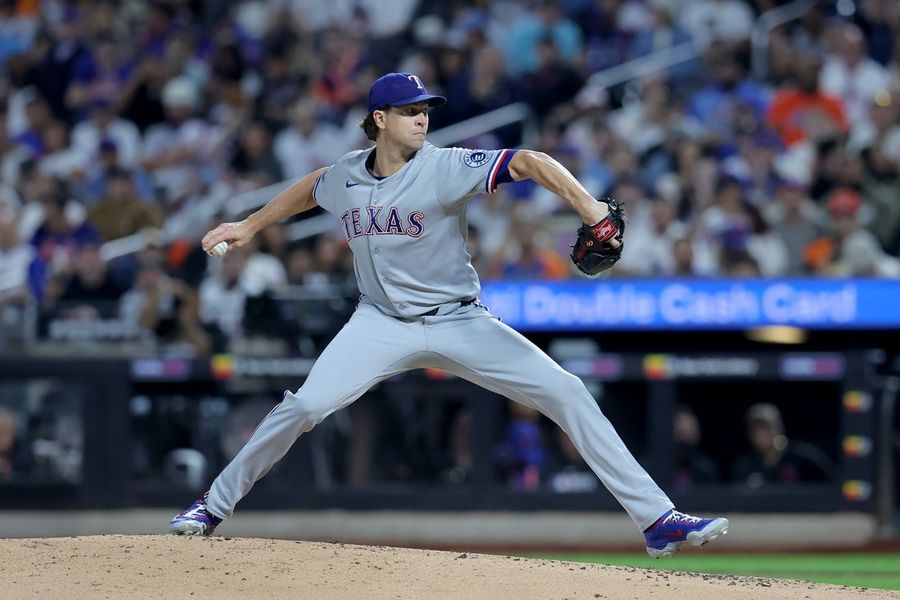 MLB: Texas Rangers at New York Mets
