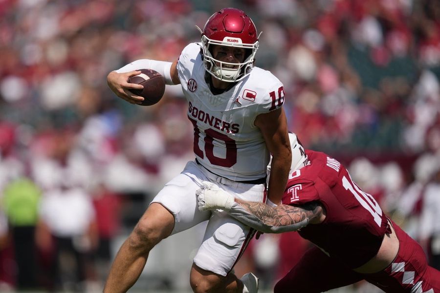 NCAA Football: Oklahoma at Temple