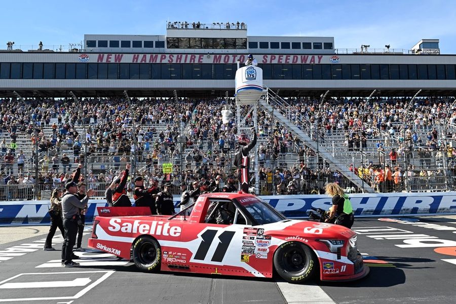 Corey Heim wins record 11th race this season in dramatic elimination event
