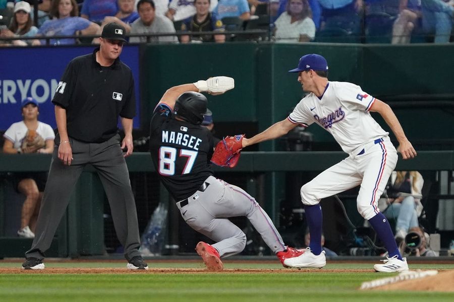 MLB: Miami Marlins at Texas Rangers