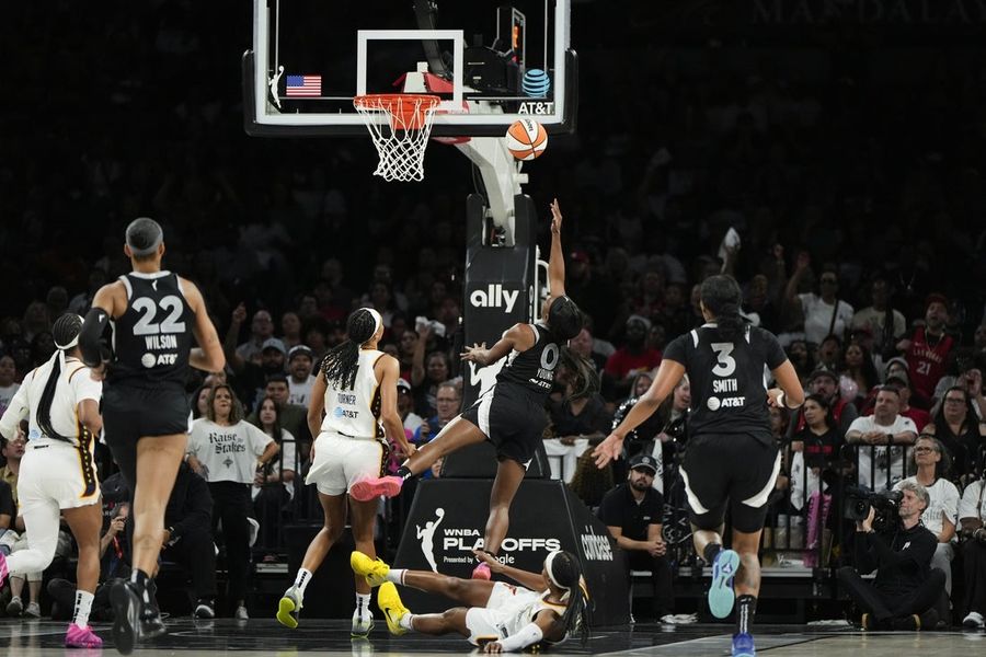 WNBA: Playoffs-Indiana Fever at Las Vegas Aces