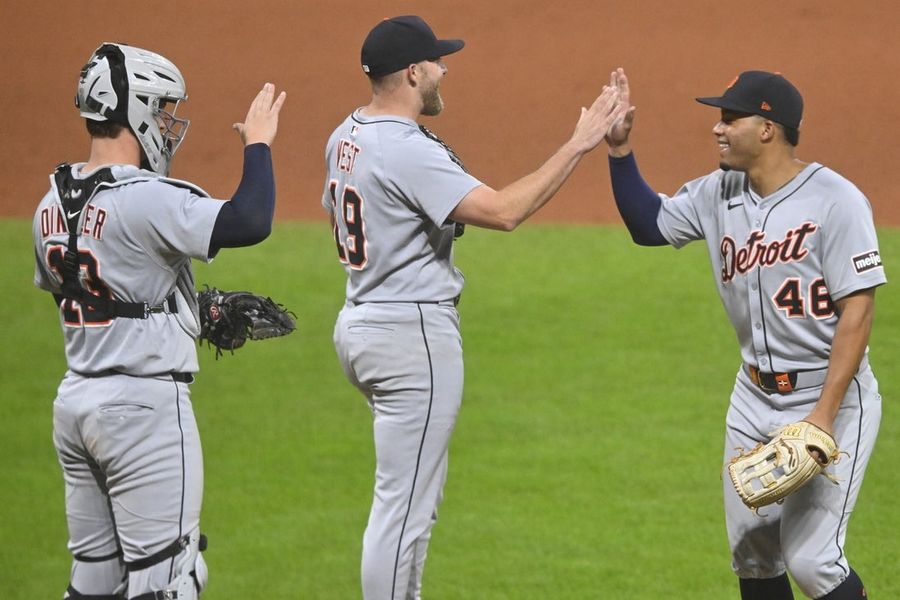 MLB: Detroit Tigers at Cleveland Guardians