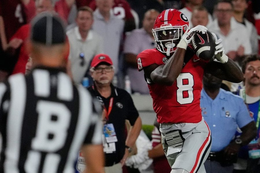 Georgia WR Colbie Young (broken leg) out indefinitely