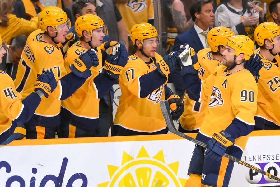 NHL: Columbus Blue Jackets at Nashville Predators