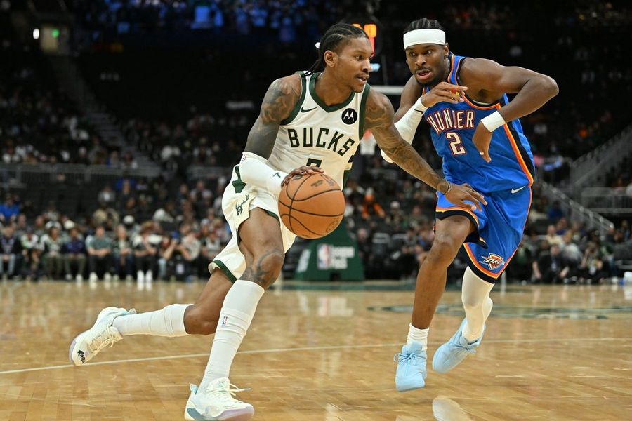 NBA: Preseason-Oklahoma City Thunder at Milwaukee Bucks