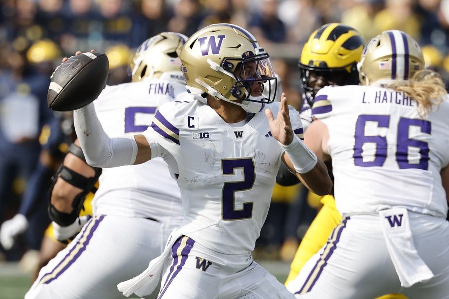 No. 23 Washington plots to improve standing at Wisconsin's expense