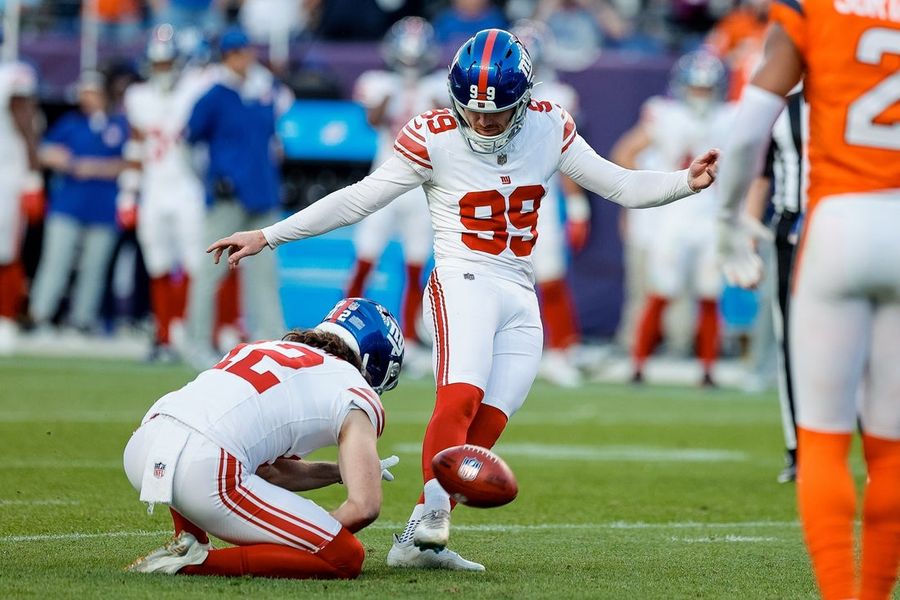 Giants waive K Jude McAtamney after missed PATs