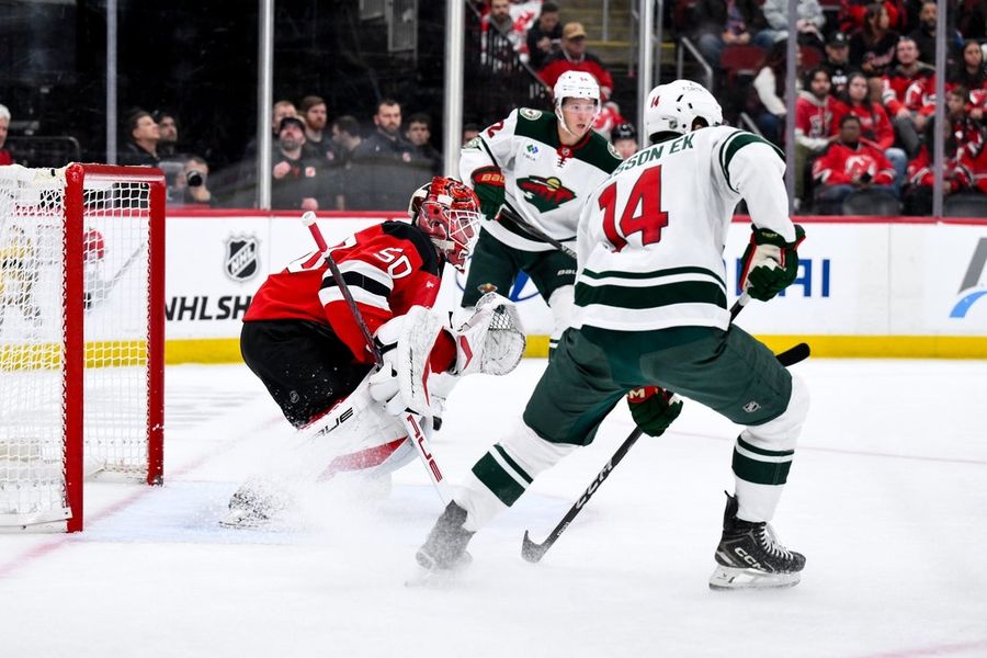 NHL: Minnesota Wild at New Jersey Devils