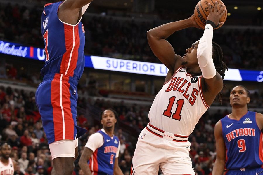 Nikola Vucevic anotó 28 puntos para ayudar a los Bulls a superar a los Pistons