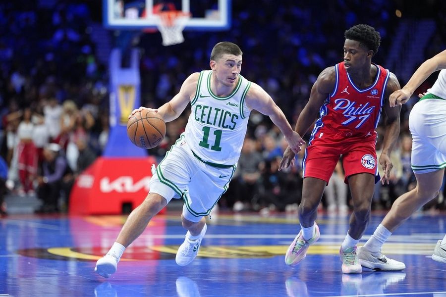 Celtics keep rolling, hand 76ers first loss