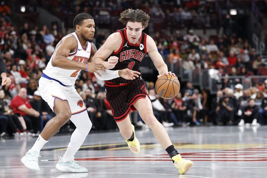 Josh Giddey's career night keeps Bulls unbeaten vs. Knicks