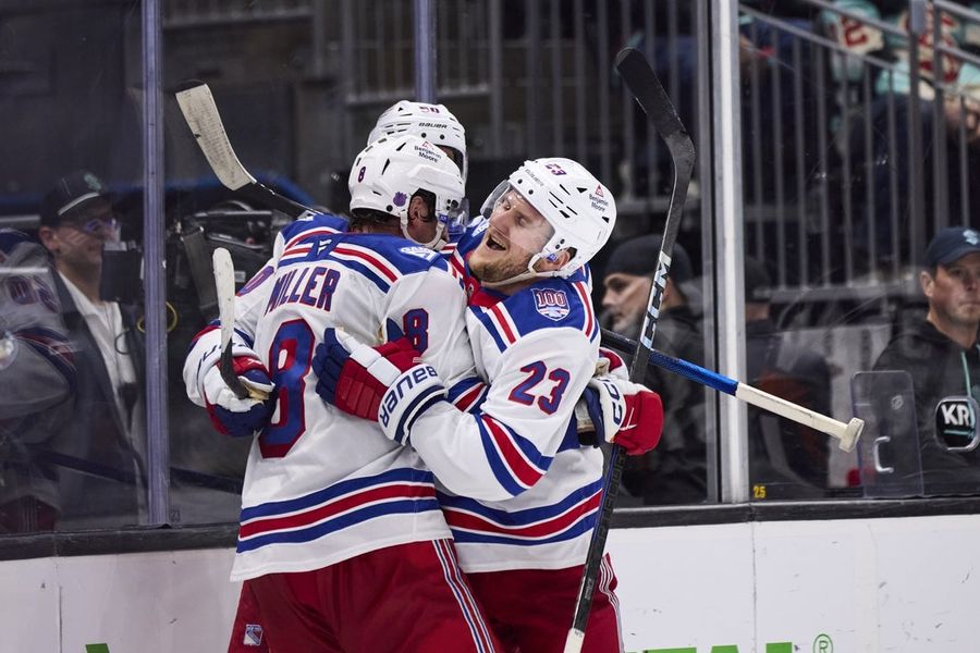 Rangers upend Kraken in OT, move to 6-1-1 on road