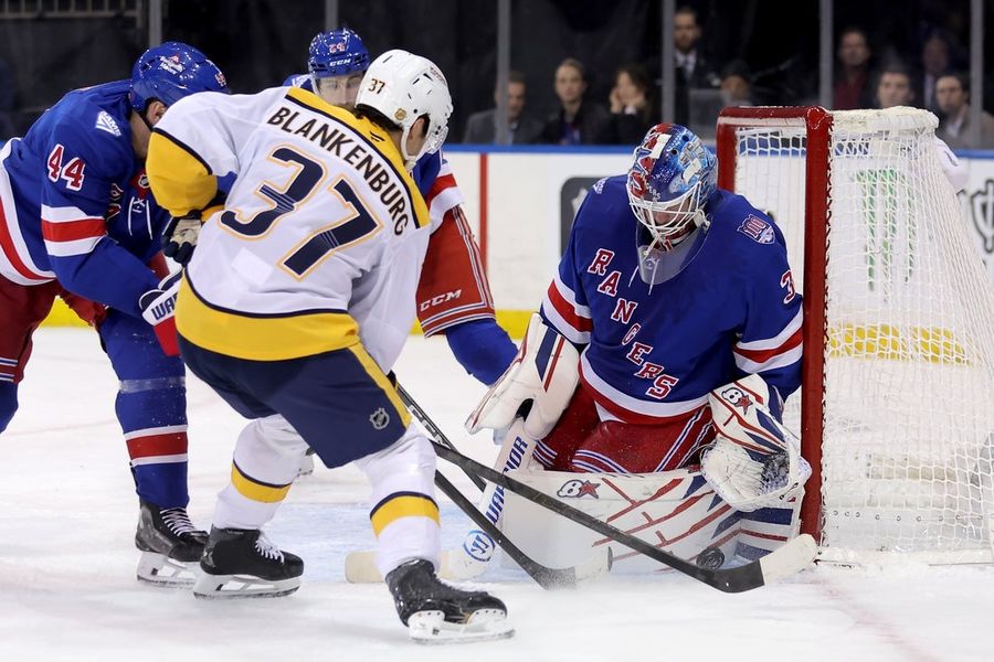 NHL: Nashville Predators at New York Rangers