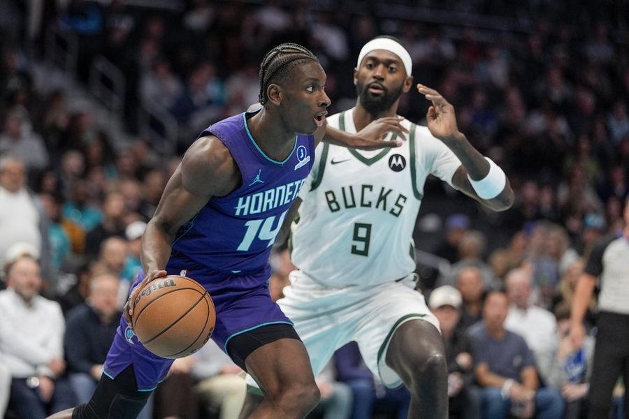 Hornets control Giannis-less Bucks to break losing skid