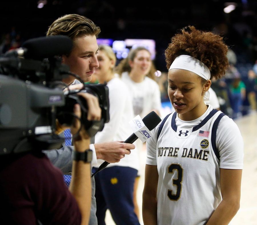Women's Top 25 roundup: Hidalgo beats buzzer for Notre Dame to stun USC