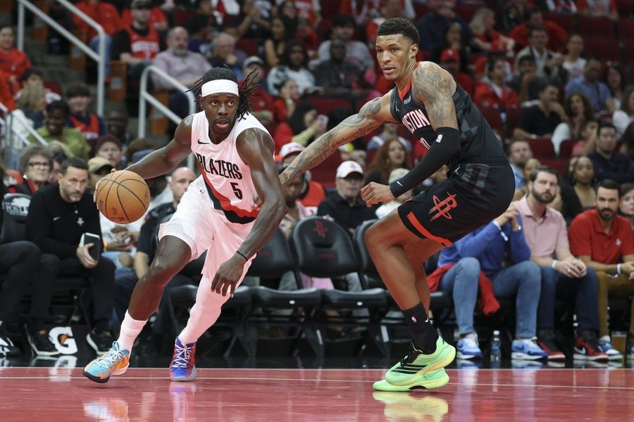 NBA: Portland Trail Blazers at Houston Rockets
