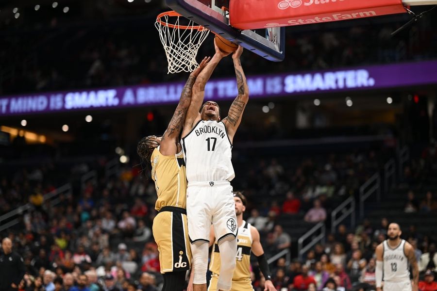Michael Porter Jr. faz 34 pontos, Nets aplicam a 11ª derrota consecutiva aos Wizards.