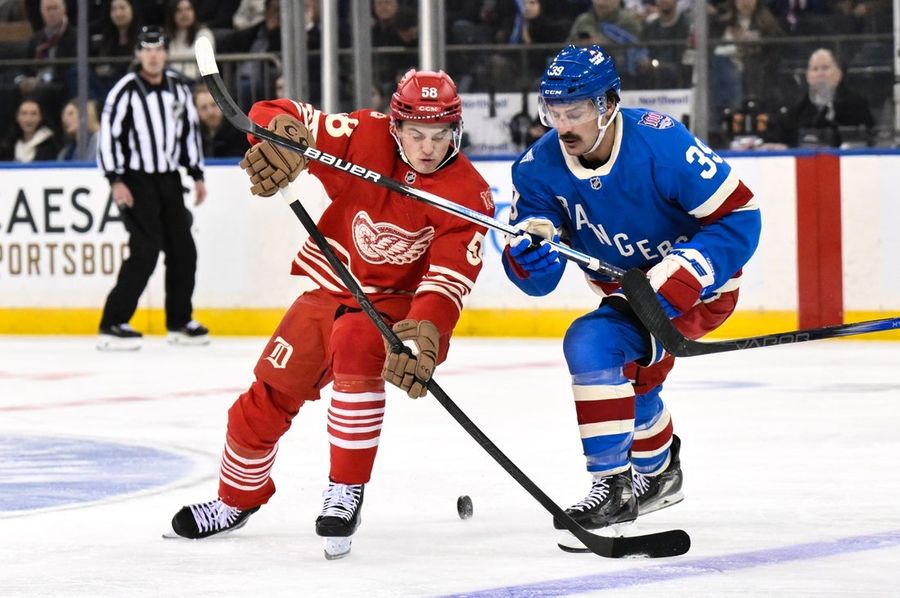 NHL: Detroit Red Wings at New York Rangers