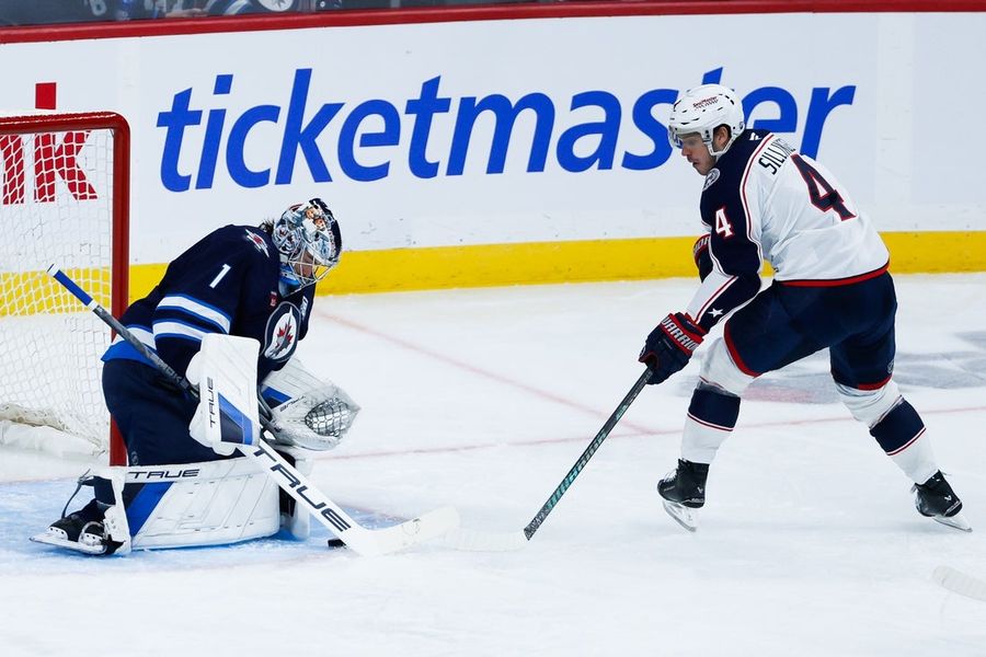 NHL: Columbus Blue Jackets at Winnipeg Jets