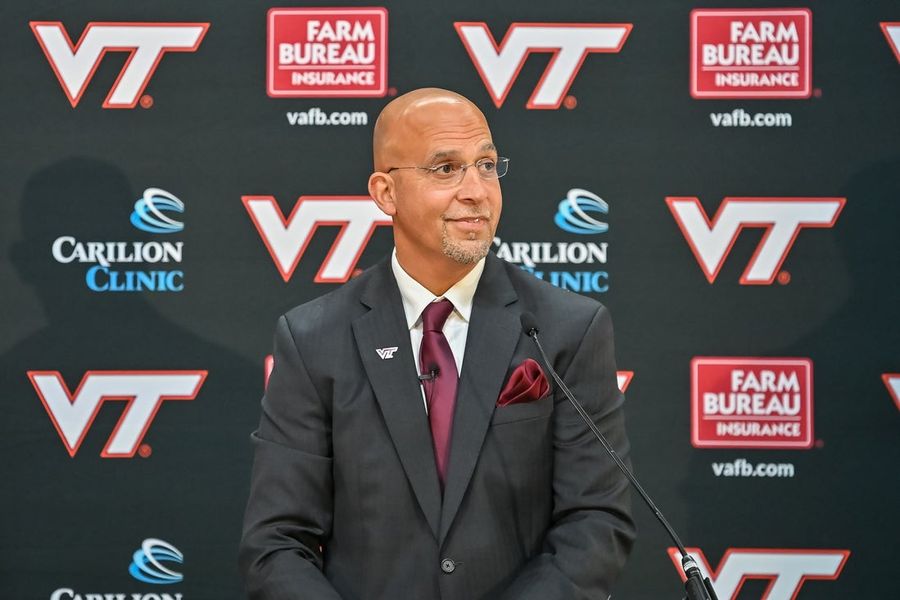 NCAA Football: Virginia Tech Press Conference-Head Coach James Franklin