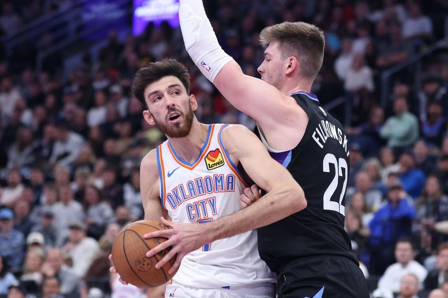 NBA: Oklahoma City Thunder at Utah Jazz