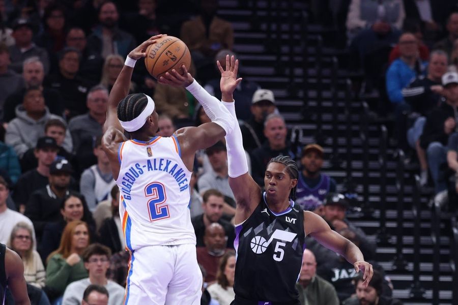 NBA: Oklahoma City Thunder at Utah Jazz