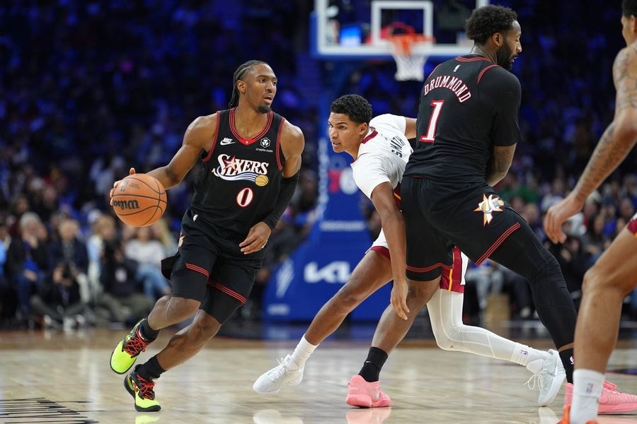 NBA: Miami Heat at Philadelphia 76ers
