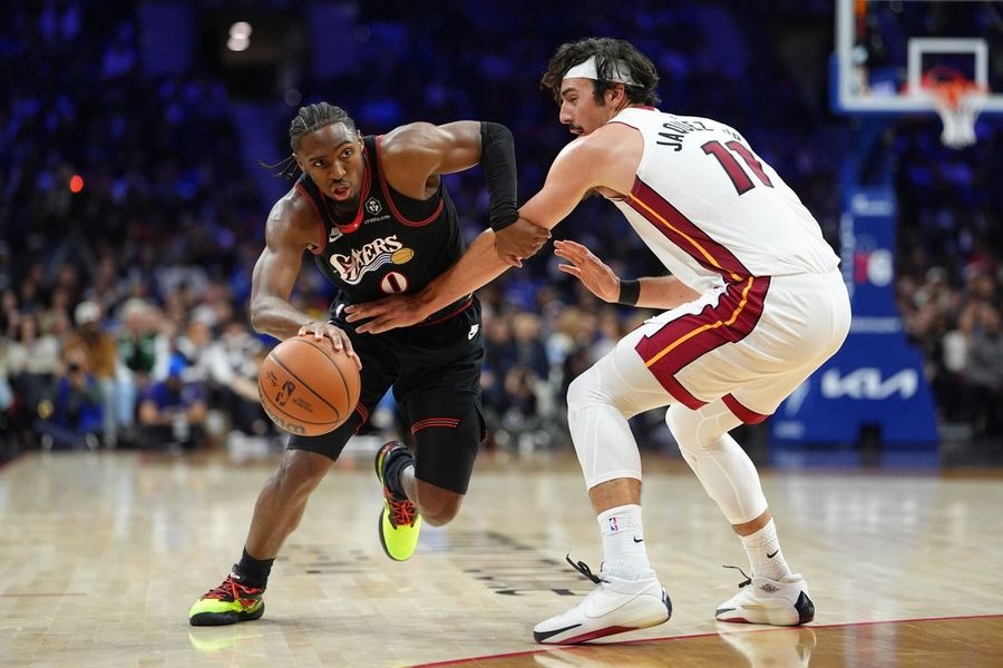NBA: Miami Heat at Philadelphia 76ers