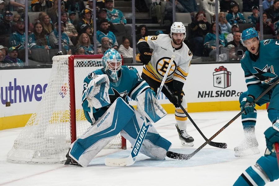 NHL: Boston Bruins at San Jose Sharks