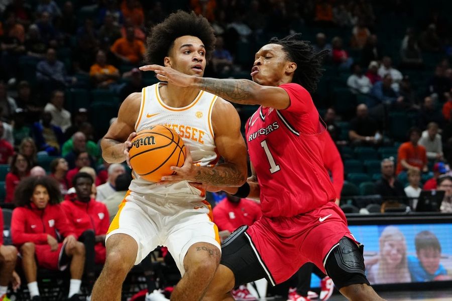 NCAA Basketball: Players Era Championship-Tennessee at Rutgers