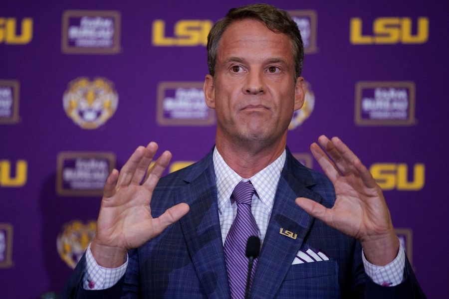 NCAA Football: Louisiana State Head Coach Lane Kiffin Introductory Press Conference