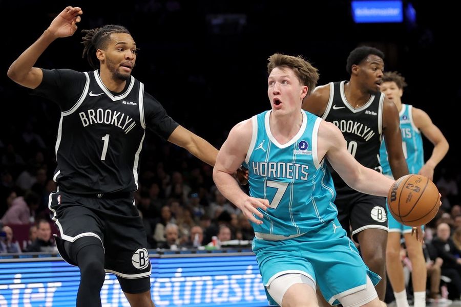 NBA: Charlotte Hornets at Brooklyn Nets