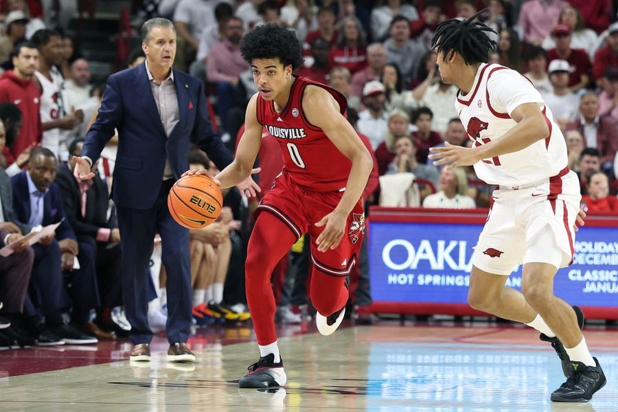NCAA Basketball: Louisville at Arkansas