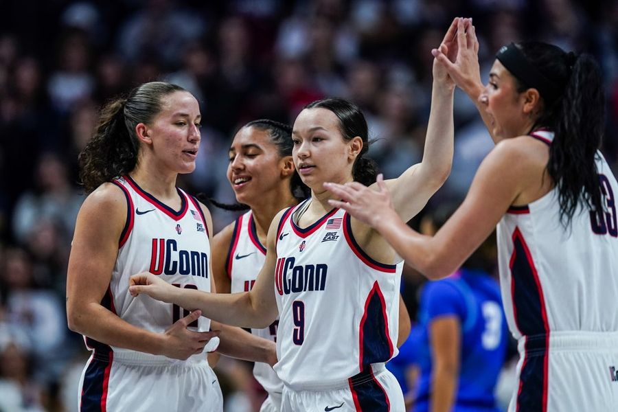 UConn holds at No. 1 as top seven teams unchanged