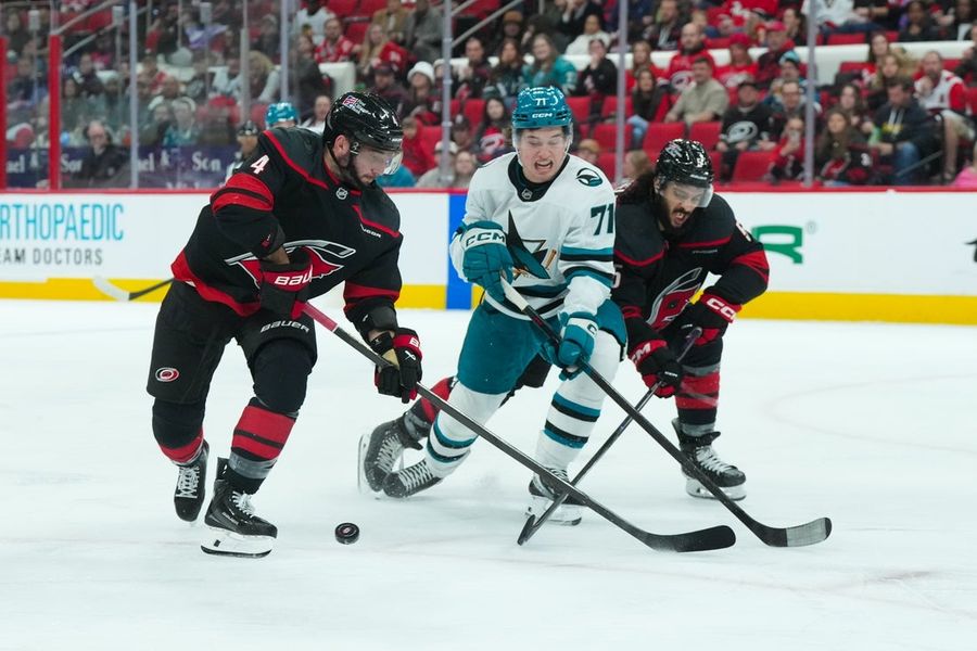 NHL: San Jose Sharks at Carolina Hurricanes