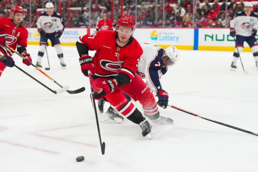 NHL: Columbus Blue Jackets at Carolina Hurricanes