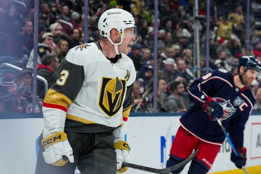 Golden Knights vanquish Blue Jackets with Brayden McNabb's go-ahead goal
