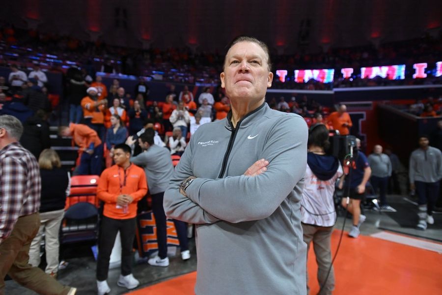 NCAA Basketball: Nebraska at Illinois