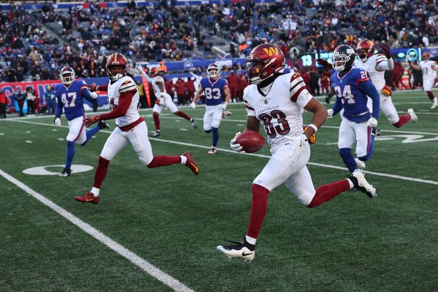 Los Commanders derrotaron a los Giants y rompieron una racha de 8 derrotas consecutivas