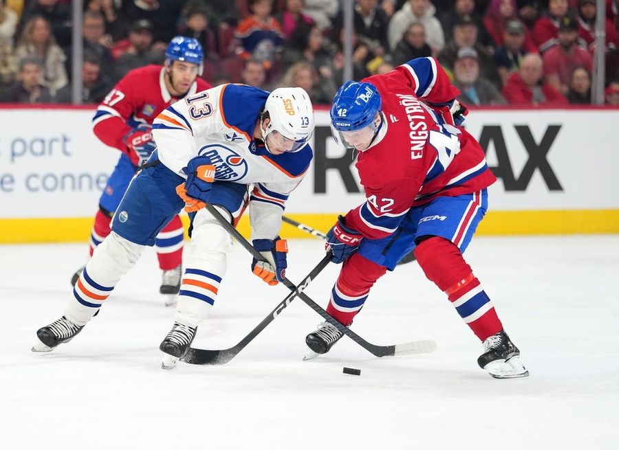NHL: Edmonton Oilers at Montreal Canadiens