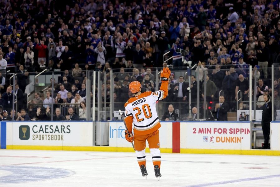 NHL: Anaheim Ducks at New York Rangers