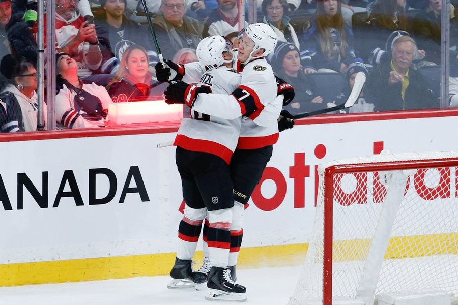 NHL: Ottawa Senators at Winnipeg Jets