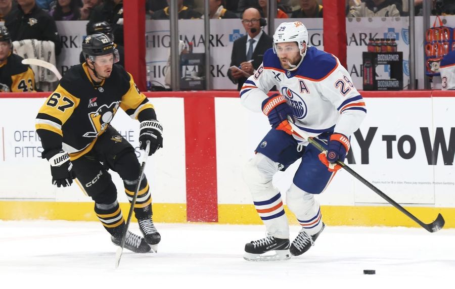 NHL: Edmonton Oilers at Pittsburgh Penguins