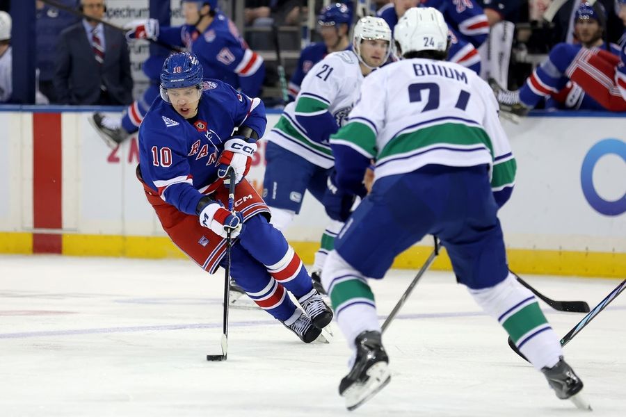 NHL: Vancouver Canucks at New York Rangers