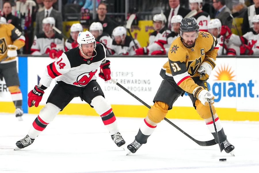 NHL: New Jersey Devils at Vegas Golden Knights