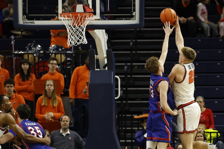 NCAA Basketball: American U. at Virginia