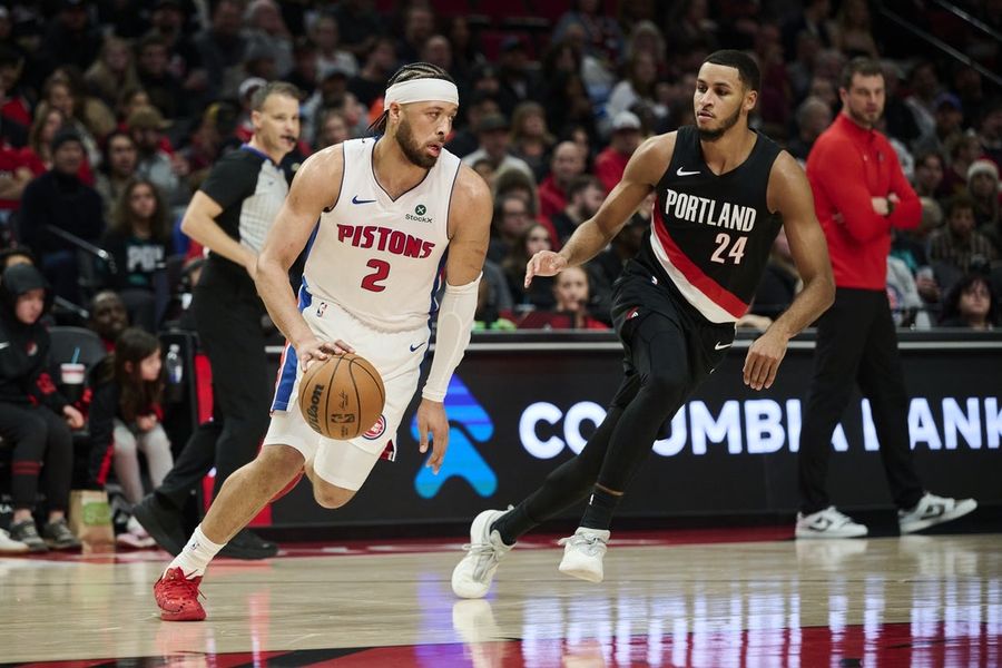 NBA: Detroit Pistons at Portland Trail Blazers
