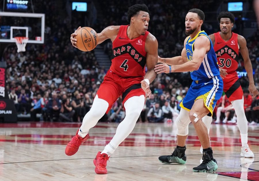 Scottie Barnes hits special triple-double, Raptors top Warriors in OT