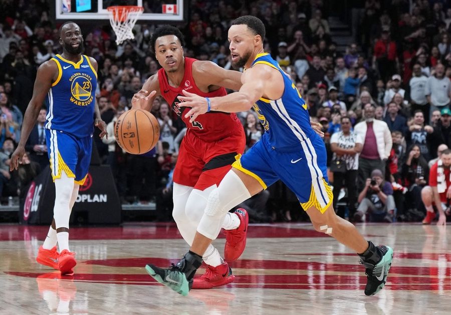 NBA: Golden State Warriors at Toronto Raptors