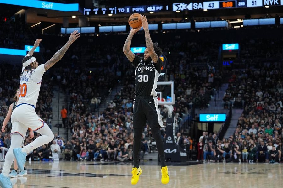 Resumo da NBA: Julian Champagnie (11 cestas de três pontos) lidera os Spurs na vitória sobre os Knicks